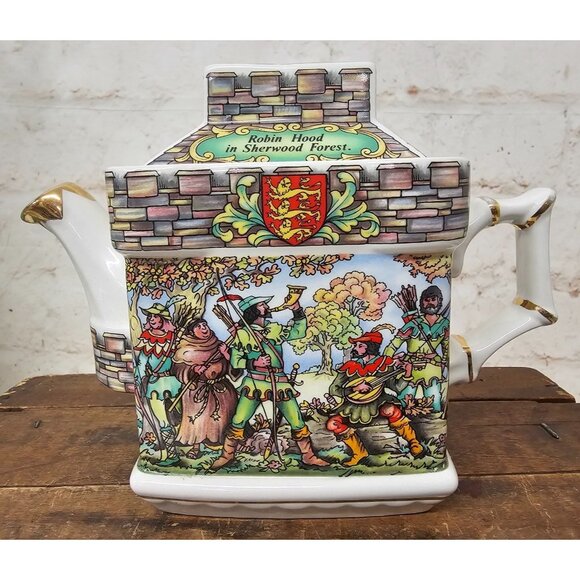 Sadler Robin Hood Castle Themed Teapot - Picture 4 of 10